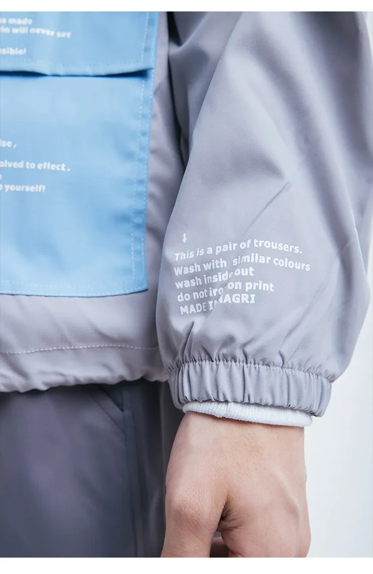 Men'S Autumn And Winter Single-Breasted Waterproof And Windproof Men'S High Street Multi-Pocket Shirt