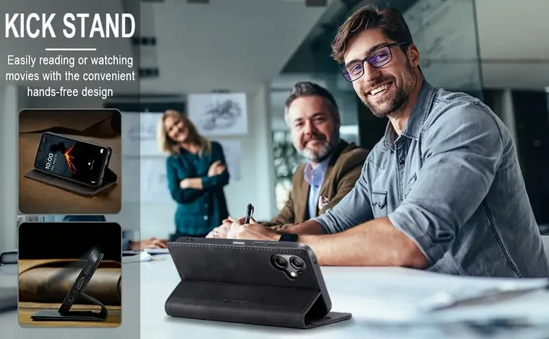 Flip Flip Case Pocket Magnetic Card Holder Stand Function Protective Cover