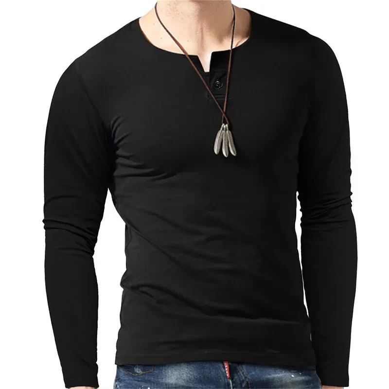 Autumn And Winter New Men'S Long Sleeves