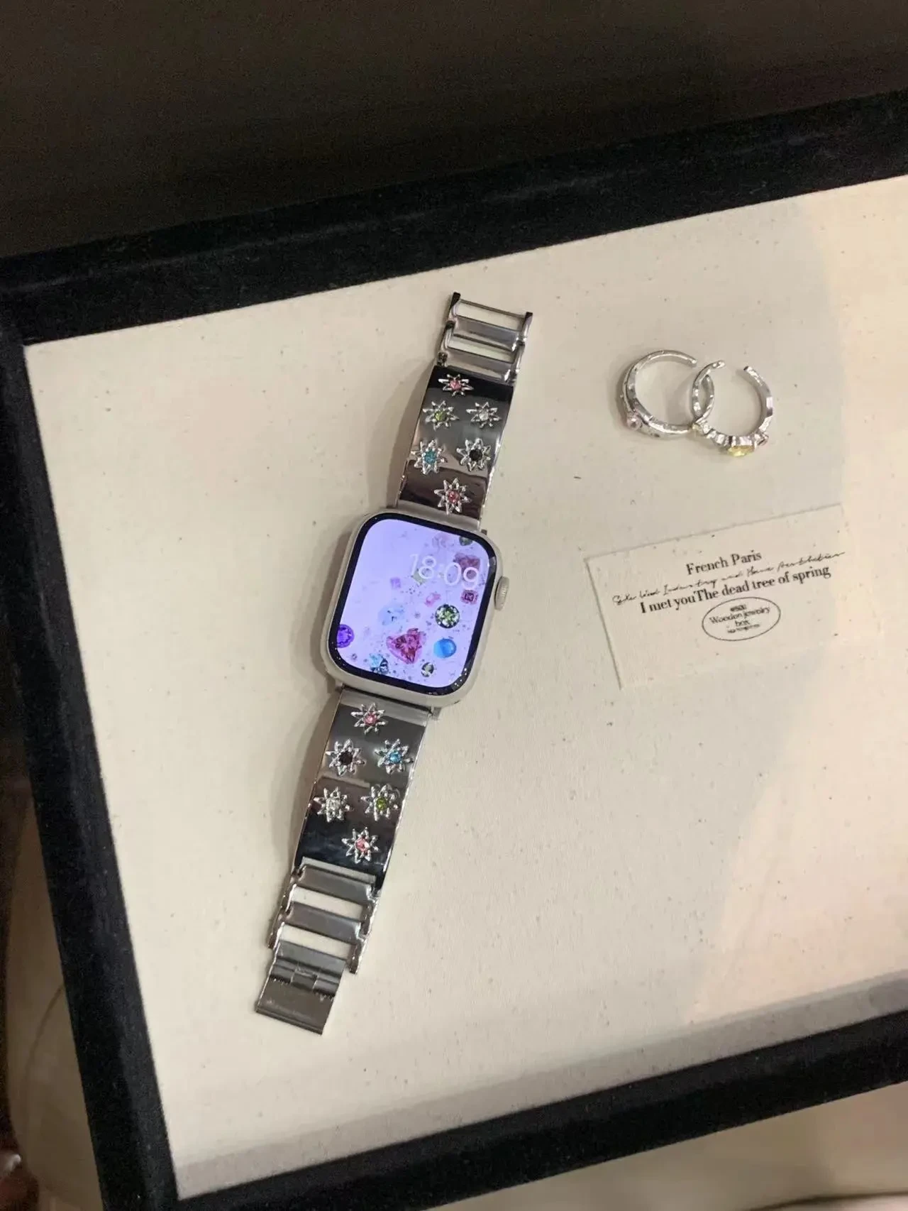 Strap Asterism Bracelet Metal Colorful Crystals