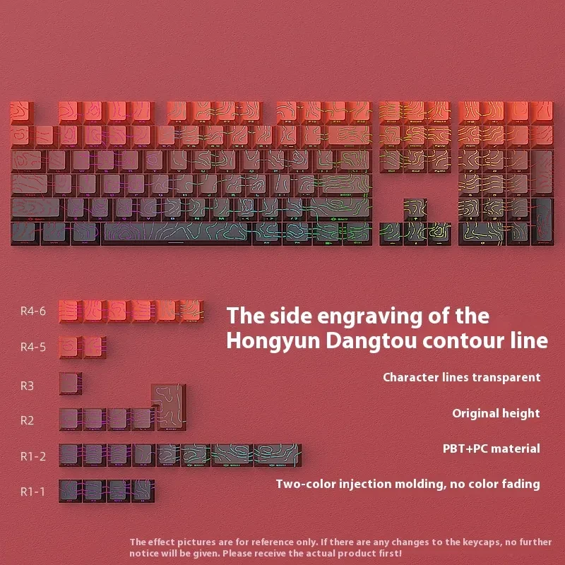 Opportunity Knocks Contour Crack Luminous Key Cap