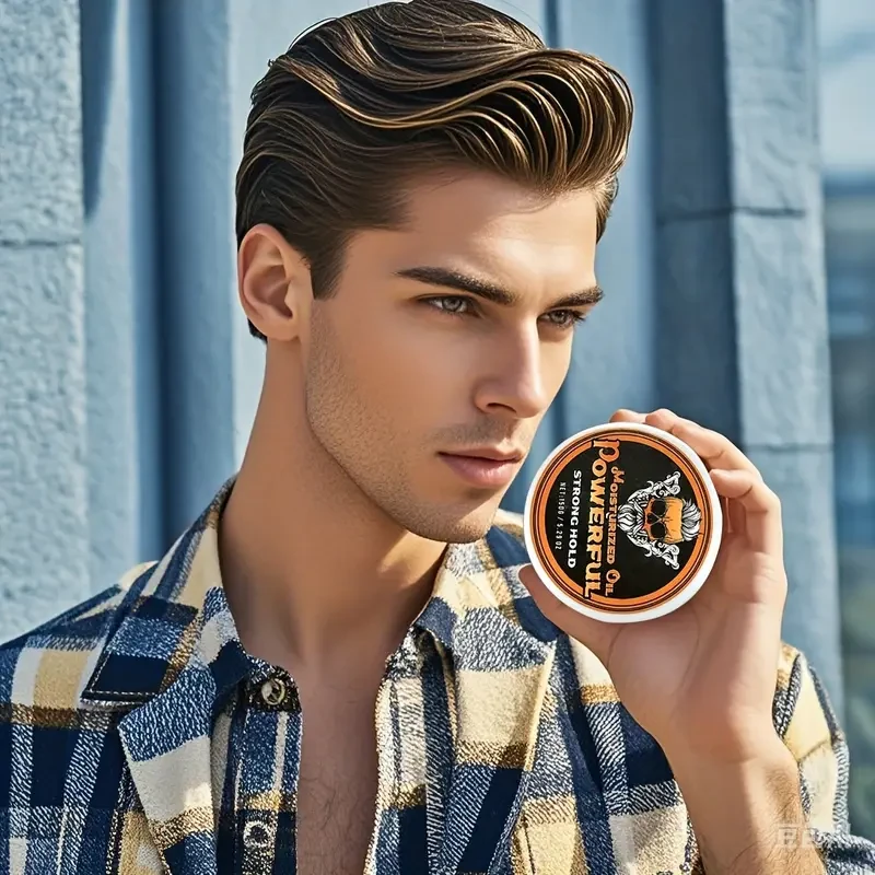 Men's Moisturizing Hair Wax Gel - Water-soluble wax for normal hair