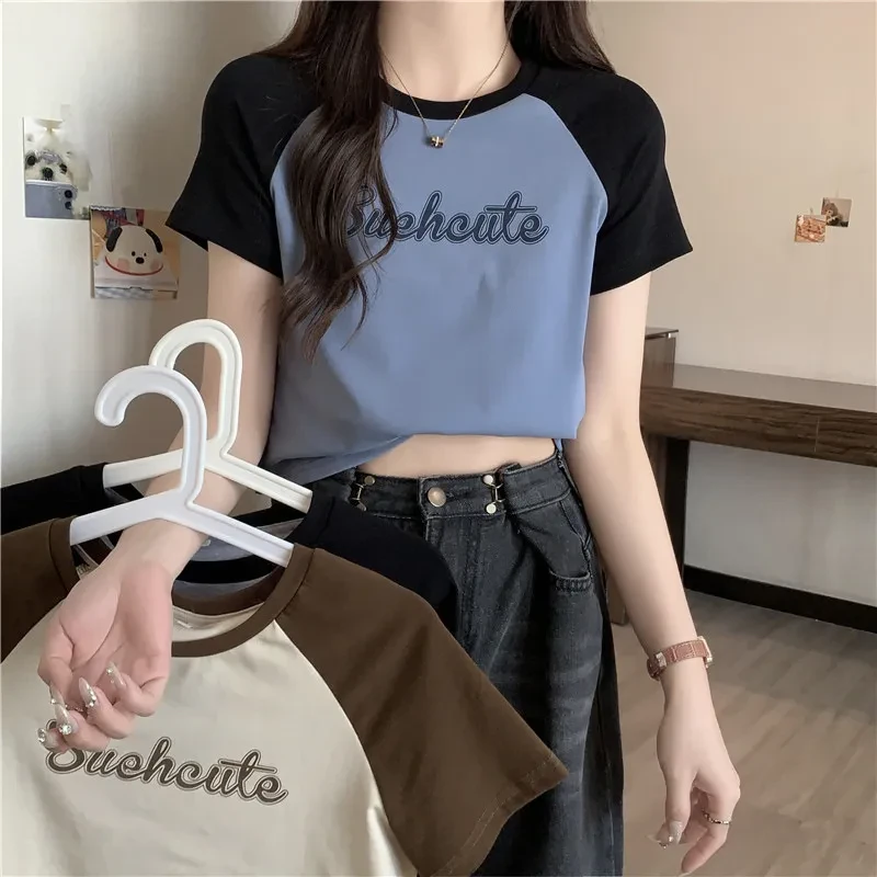 Women's Short-sleeved T-shirt Summer Slim Fit Slimming