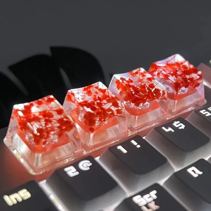 Resin High Transparency Starry Sky Keycap
