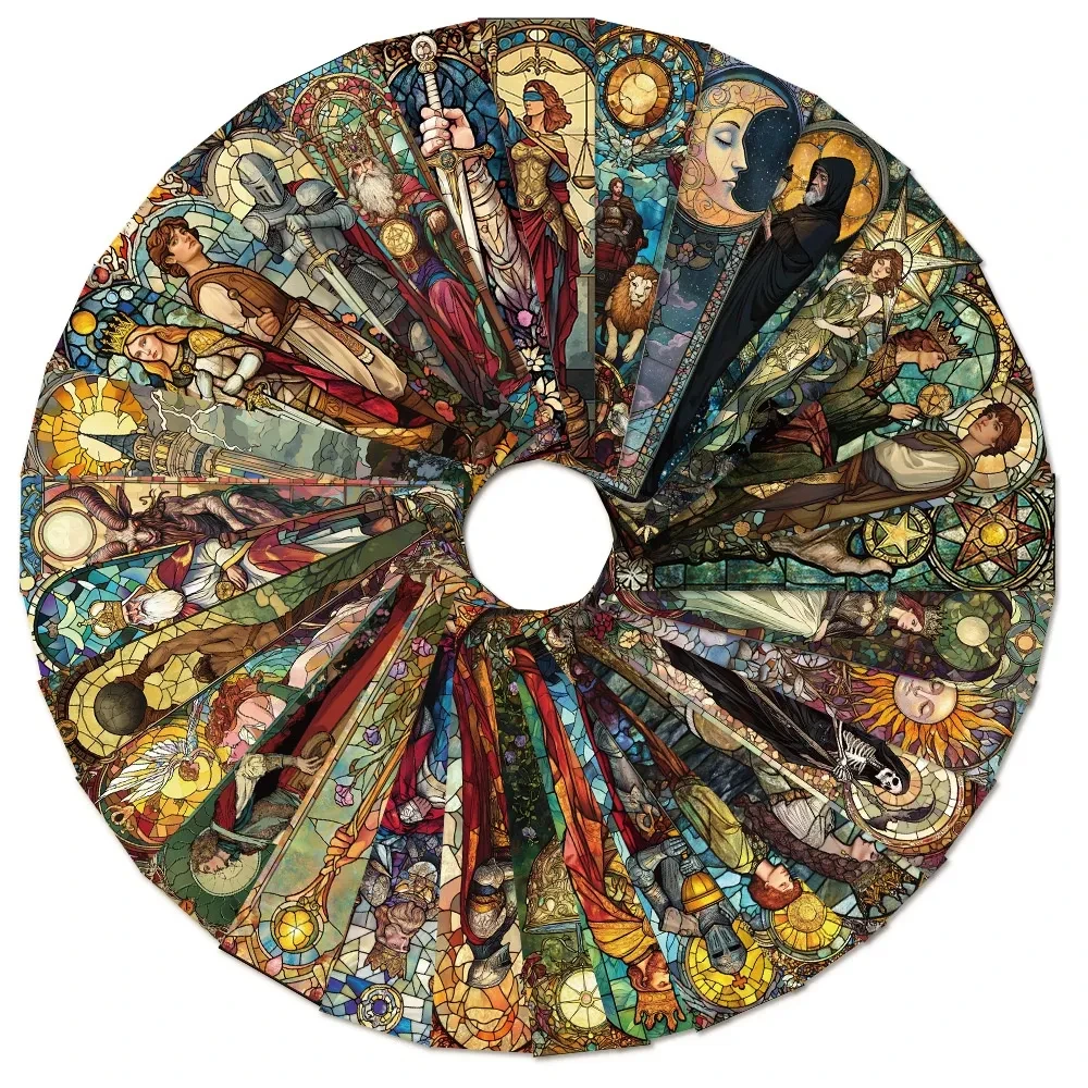 Portable Home 30 Painted Glass Tarot Bookmark