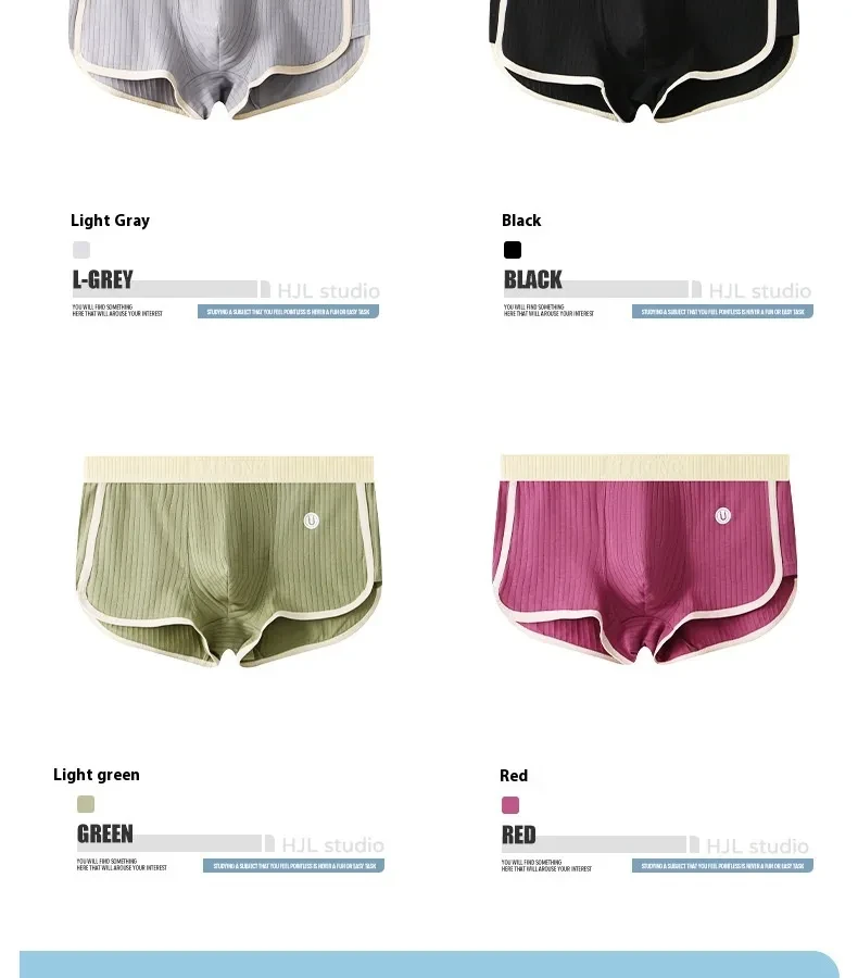 Men's Mid-waist Simple Fashionable Breathable Comfortable Boxers