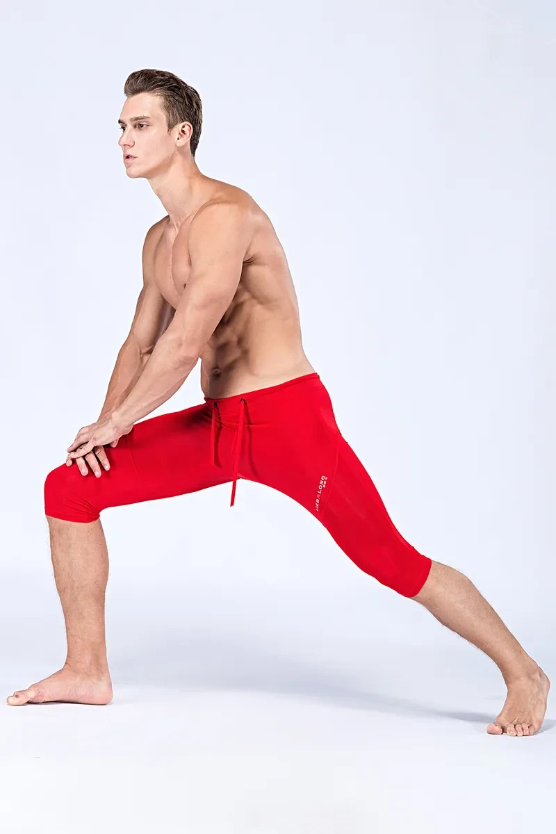 Fitness Men's Sports Five-point Tight Track And Field Pants