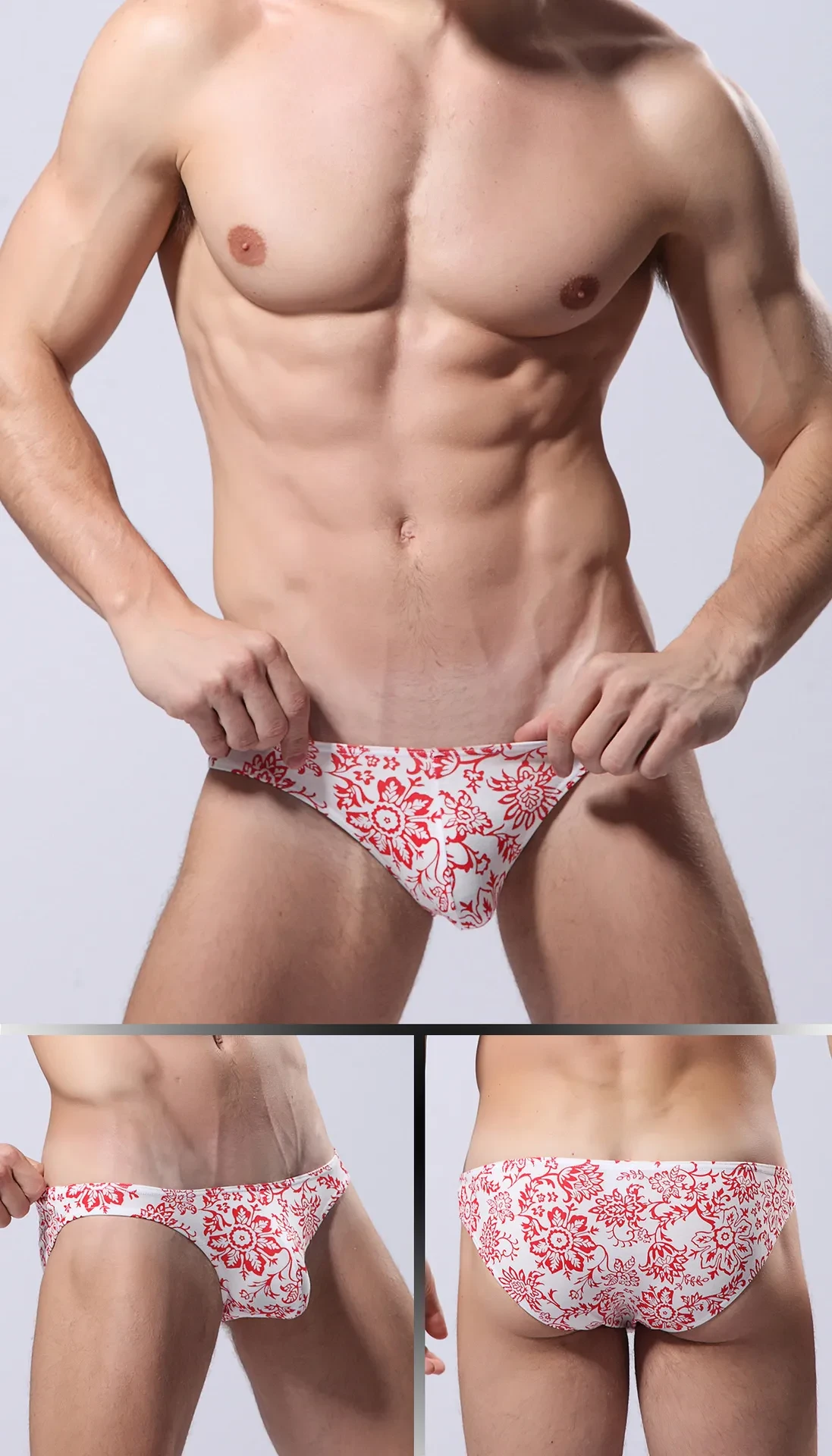 Men's Low Waist Panties Cartoon Printing Brand New