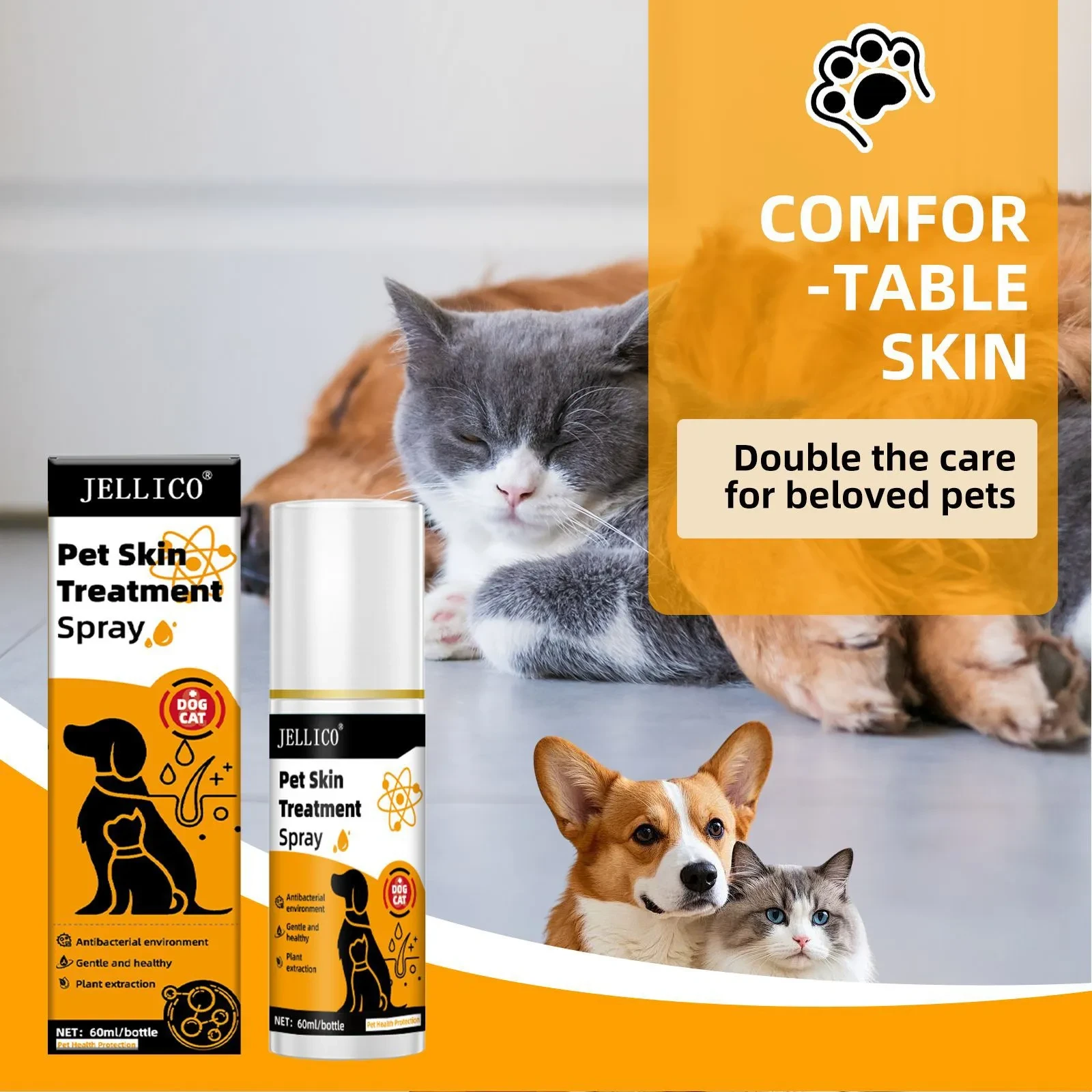 Skin Care Spray Dogs And Cats Moss Skin Hair Loss Spray