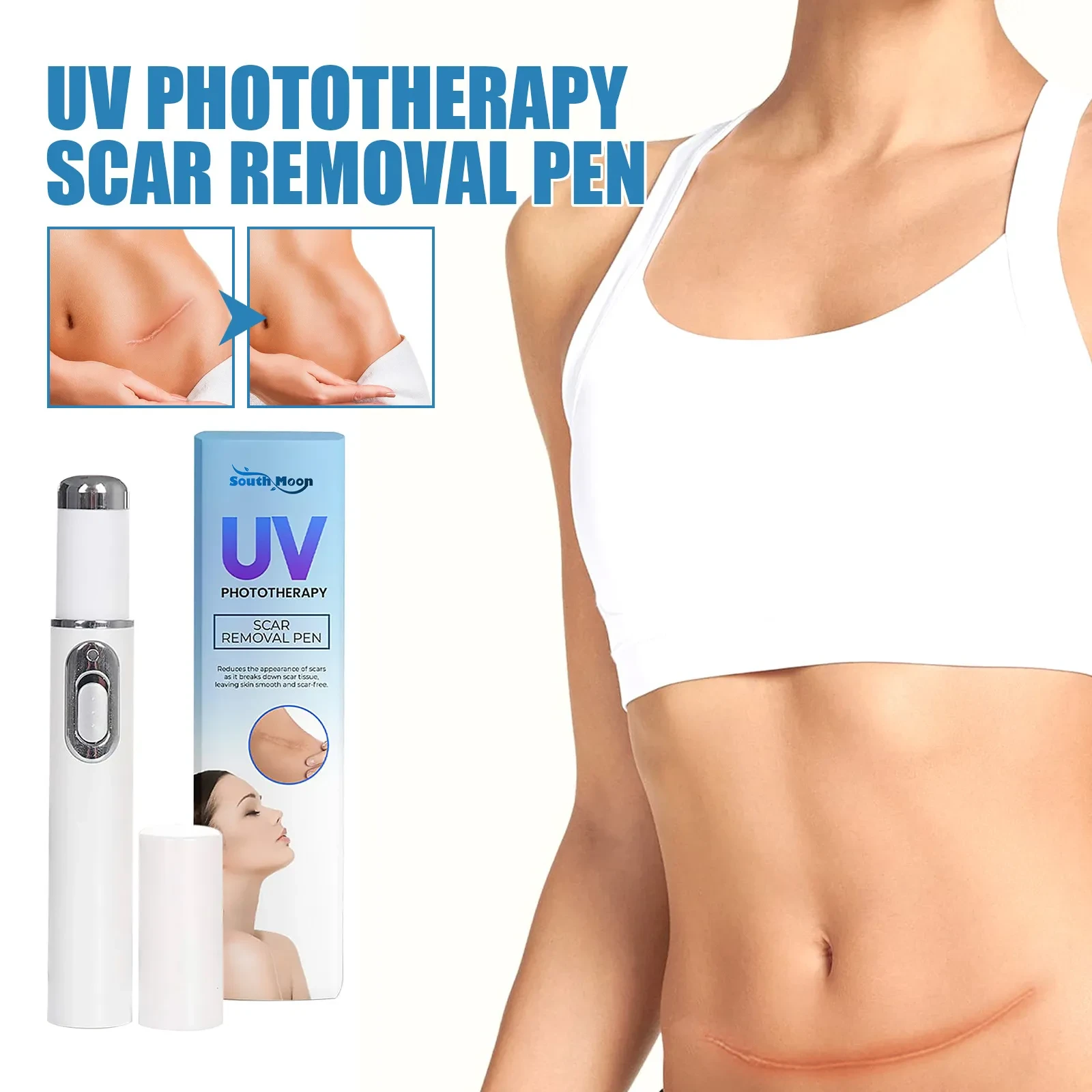 UV Light Scar Pen Gentle Fade Repair