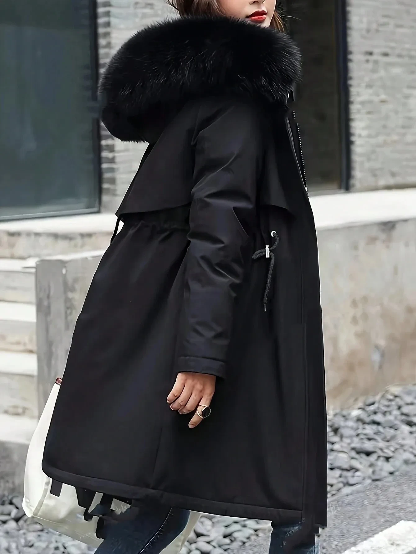 Hooded Loose Fit Slim Windproof Winter Jacket