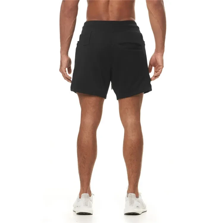 Summer Men's Multi-pocket Sports Shorts Black