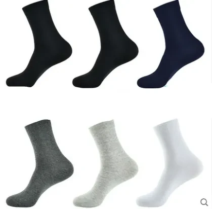 Socks Men'S Plus Size Cotton Deodorant Sweat-Absorbent Langsha Men'S Socks 45 Size Long Tube Summer Business Men'S Large Socks