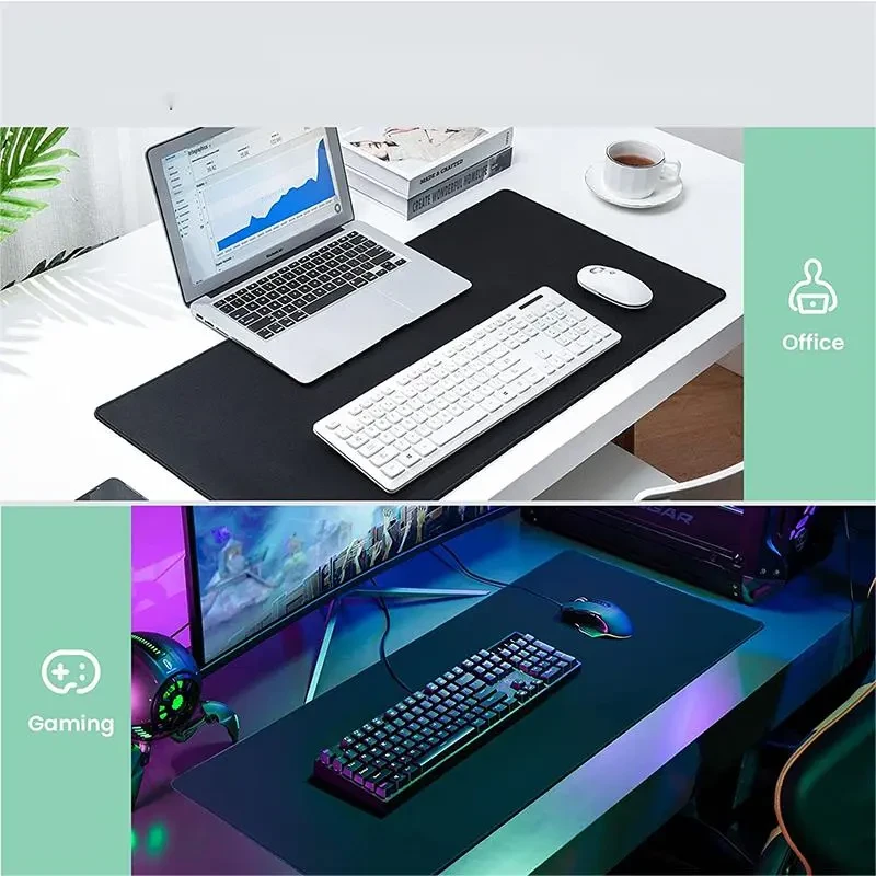 Black And White Desk Mat Gaming Mouse Pad Large Mousepad Gam