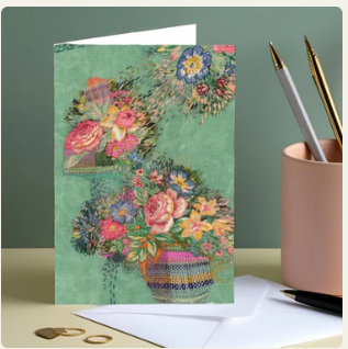 Card - Garden Wanderings Vintage Roses