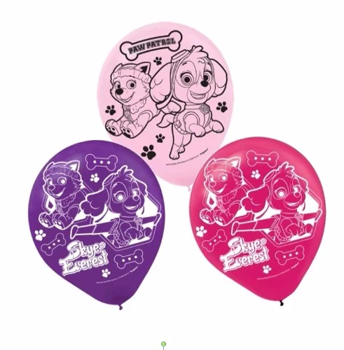 Paw Patrol Adventures 30cm Balloons - Pack of 6