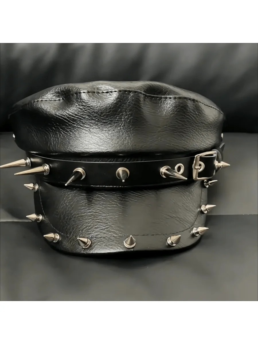 Trendy Non-Mainstream Mens and Womens Hats with Rivets