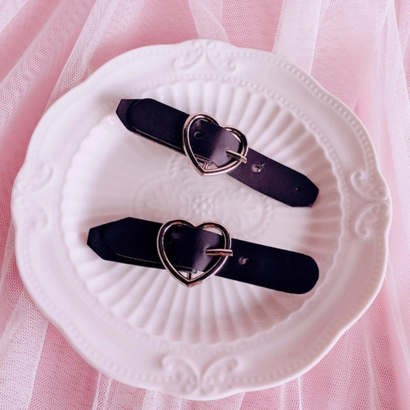 Lolita Accessories Hairpin  Black Dark Sweet Cool Girl Big Bow