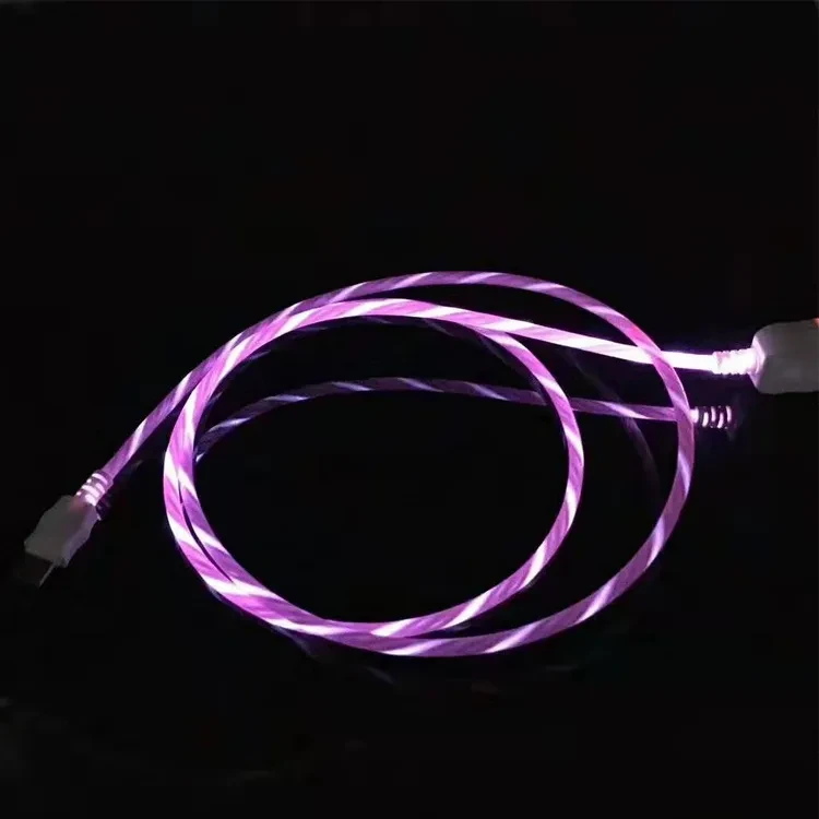 1M led charging cable
