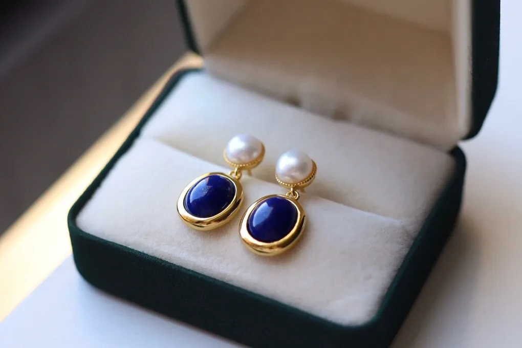 Natural Lapis Lazuli Pearl