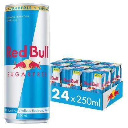 Red Bull Sugar Free 4 Pack 250Ml - Dry Store