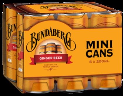 Drink Ginger Beer Mini Can 6Pk