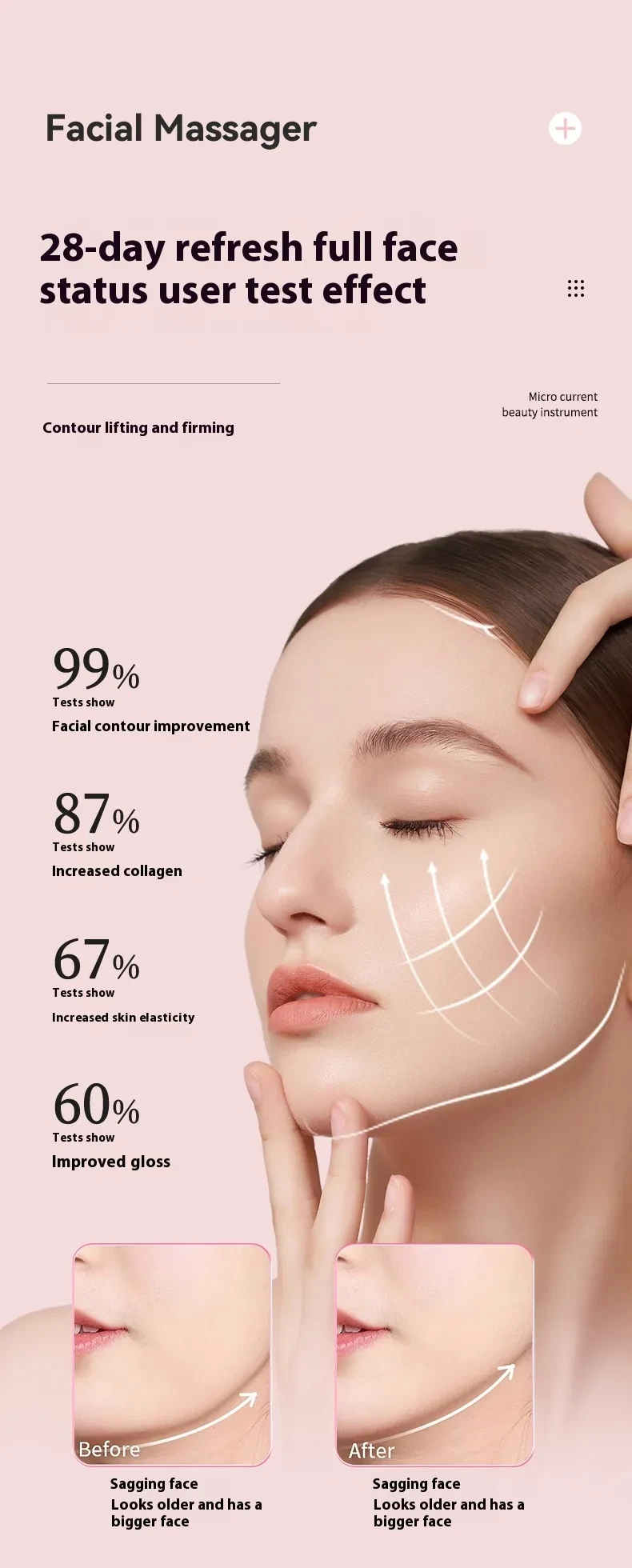 Household Portable Micro-current Beauty Instrument