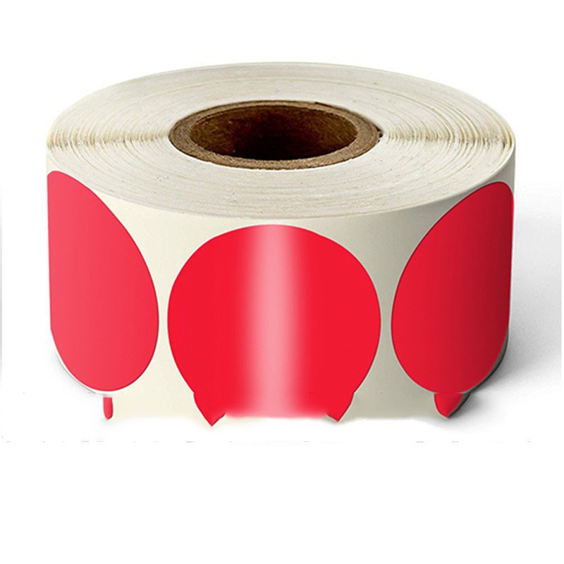 Roll Color Marker Sticker Roll Paper Round Sticker Graffiti Writing Envelope Sealing Sticker