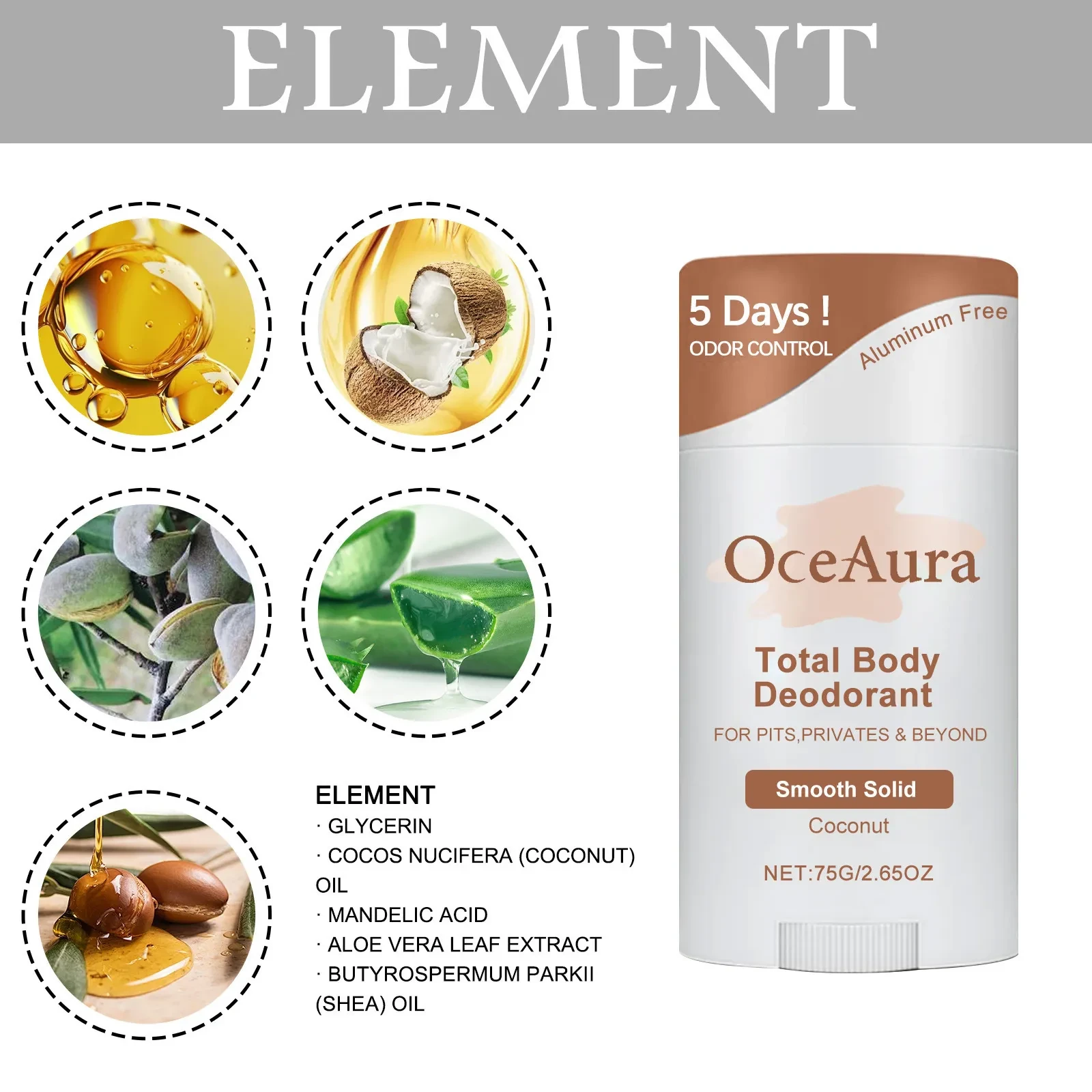 OCEAURA Total Body Deodorant