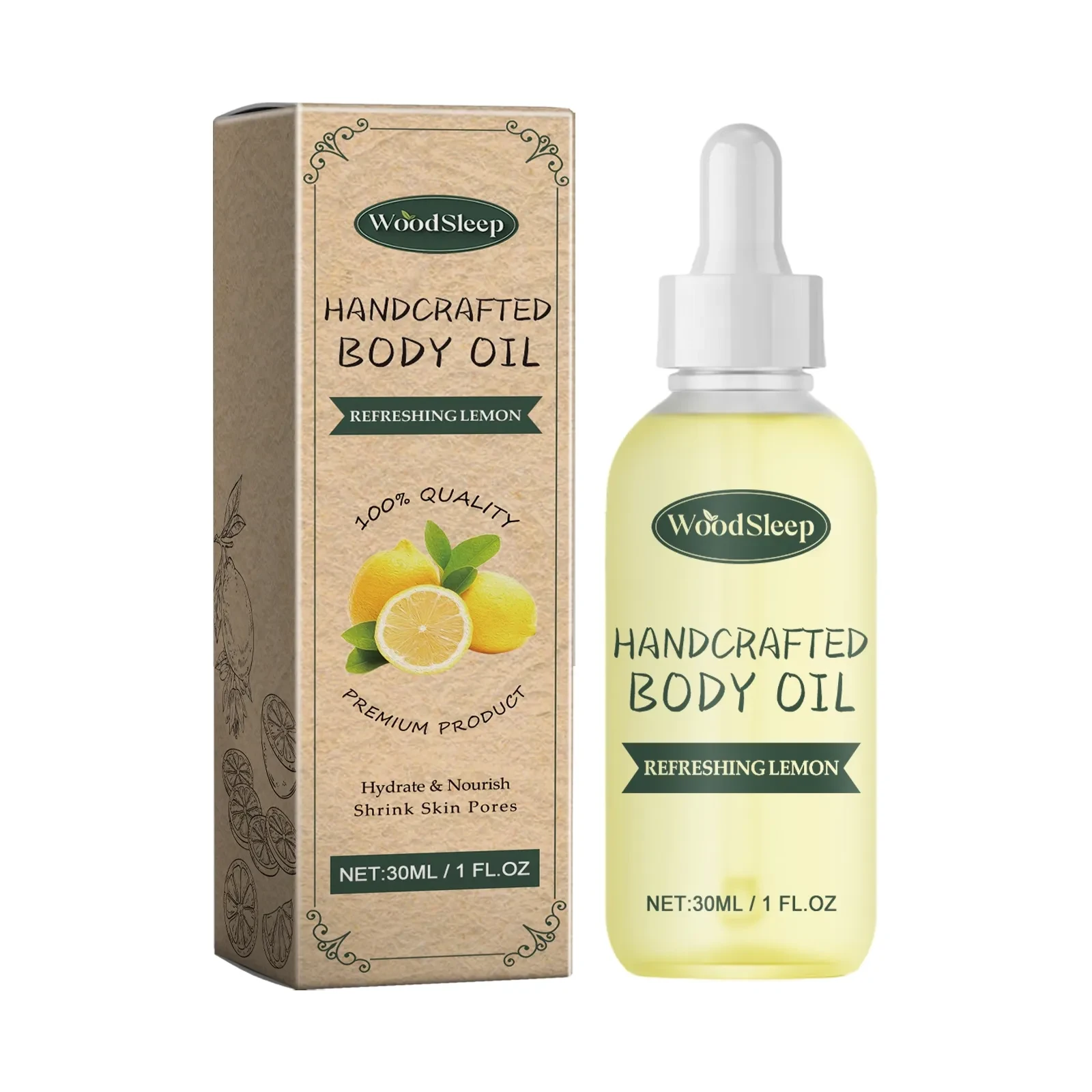 Refreshing Lemon Handcrafted Body Oil