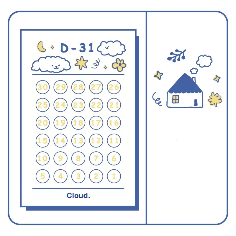 Daily series countdown notes