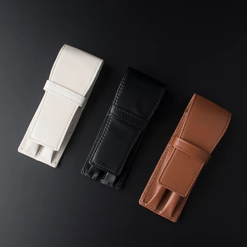 Pu Compact Double - Sided Storage Bag Pen Holder