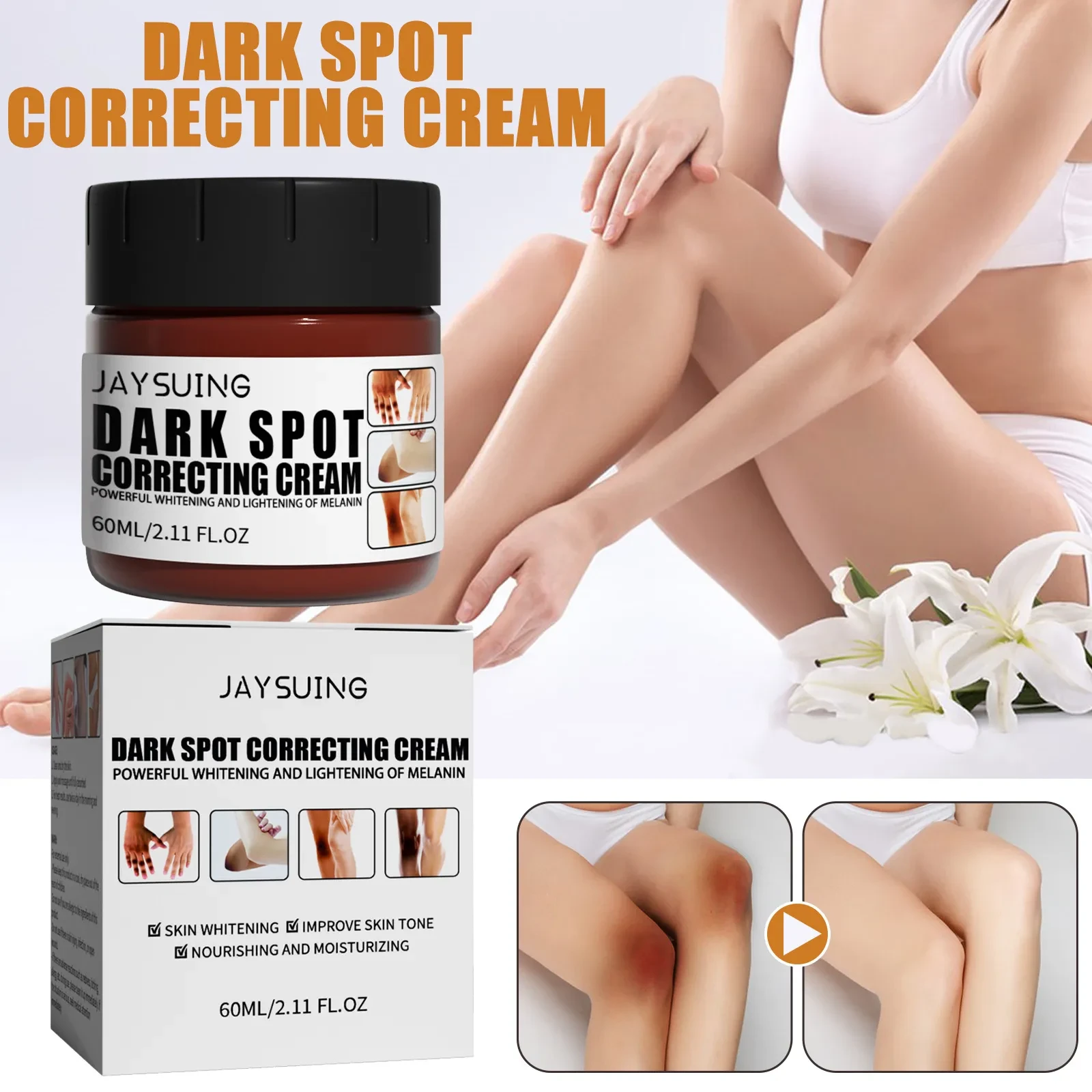 Joint Blackening Cleaning Cream Whitening Moisturizing Body