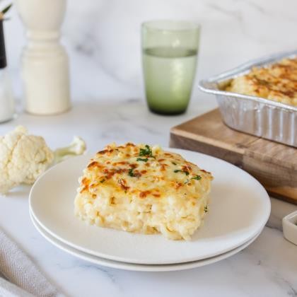 Meal Veg Cauliflower Macaroni Cheese no bacon