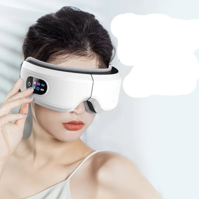 Eye Massager Air Pressure Vibration Eye Protector Bluetooth Eye Massage Relax Migraines Relief Improve Sleep
